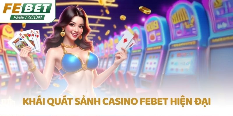Khái quát sảnh Casino FEBET hiện đại