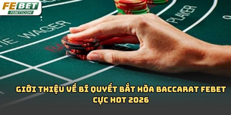 Bí quyết bắt hòa baccarat Febet: Cách chơi siêu dễ 2026